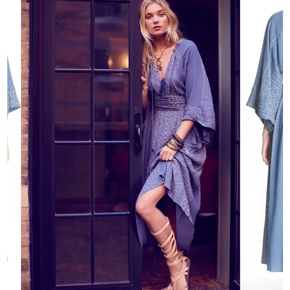 Free People Dresses & Skirts - Free People Modern Kimono' Maxi Dress 6